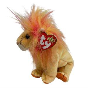 Bushy the Lion (RETIRED) 2000 Beanie Baby Ty Inc. 90s Toy Collectable